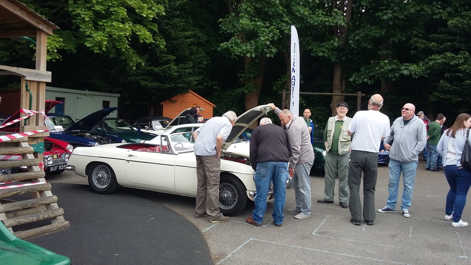 MG’s on display at Victor Seymour Classic Car Show 2018