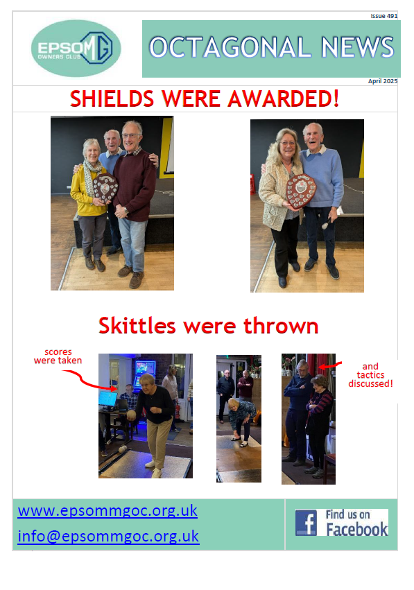 Epsom MGOC Newsletter