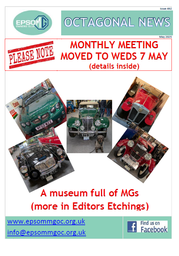 Epsom MGOC Newsletter